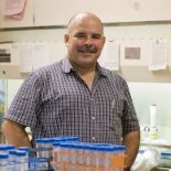 Burchard in lab